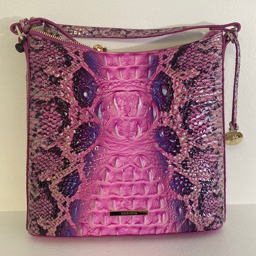 The Katie Crossbody (Pink Cobra) Brand New with Tags